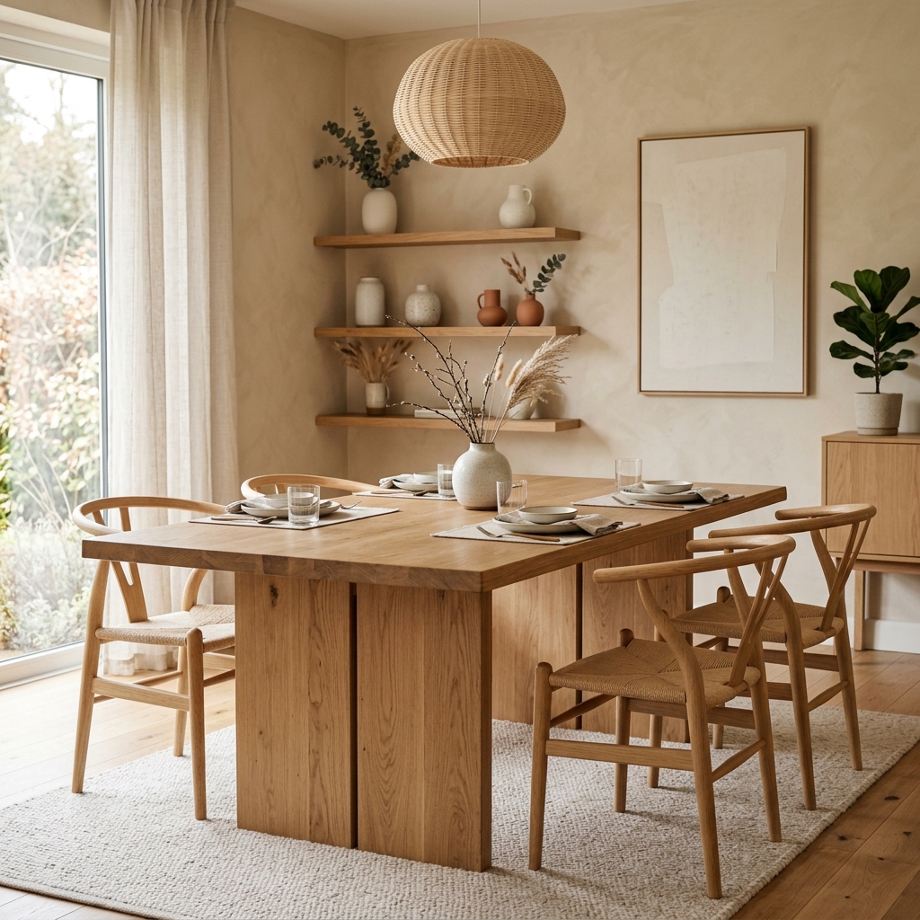 Mesa de Comedor Roble